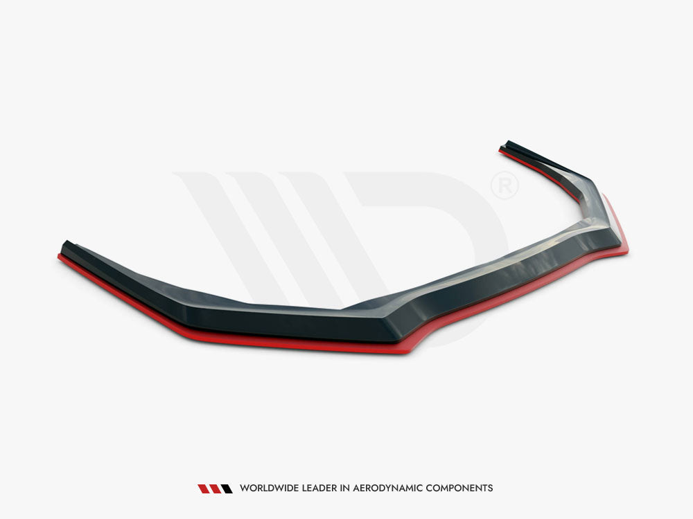 Maxton Design Front Splitter V.2 Subaru WRX STI Mk1 Facelift - SU-IM-4F-WRX-STI-FD1G+FD1RRED - Image 5
