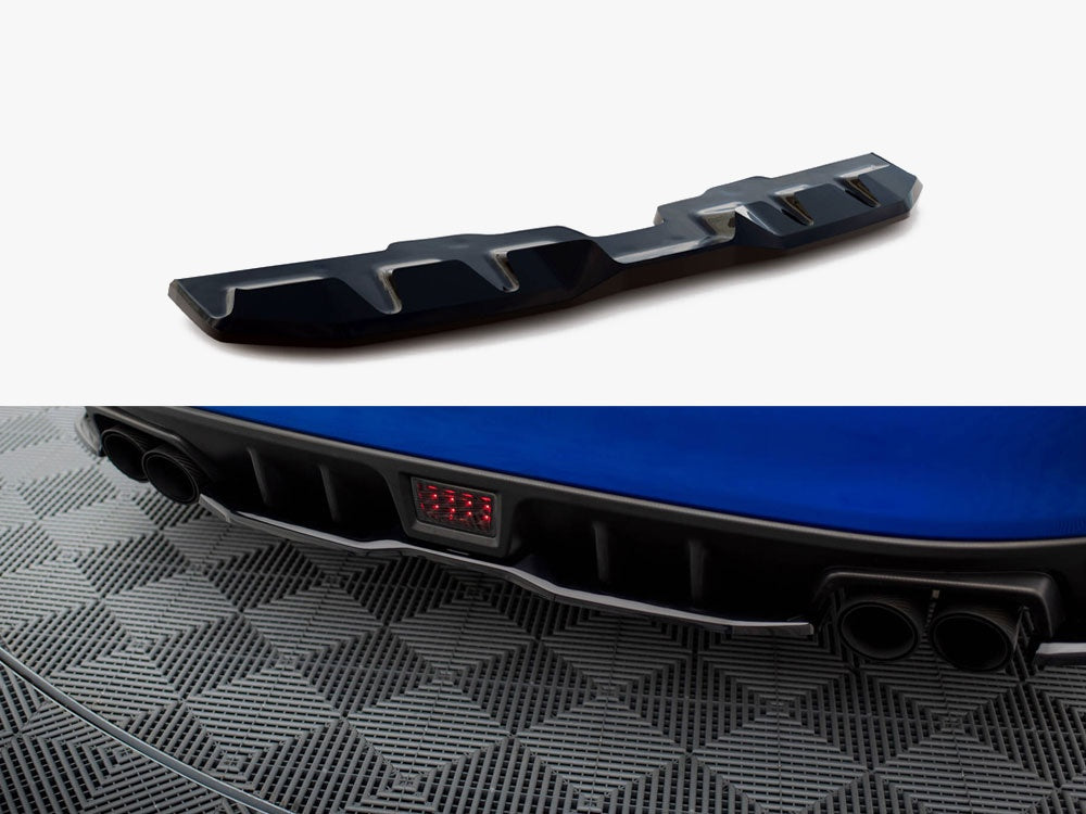 Maxton Design Central Rear Splitter V.2 Subaru WRX STI Mk1 - SU-IM-4F-WRX-STI-RD1G - Image 1