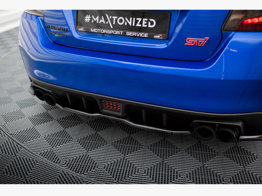 Maxton Design Central Rear Splitter V.2 Subaru WRX STI Mk1 - SU-IM-4F-WRX-STI-RD1G - Image 4