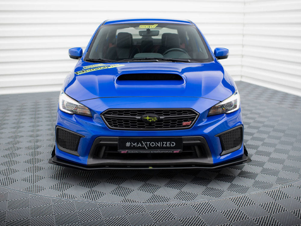Maxton Design Street PRO Front Splitter + Flaps Subaru WRX STI Mk1 Facelift - SUIM4FWRXSTICNC-FD1B+FSF1G - Image 3