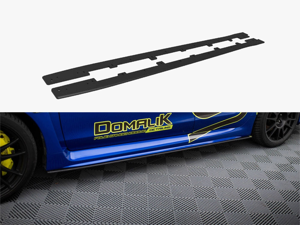Maxton Design Street PRO Side Skirts Diffusers Subaru WRX STI Mk1 - SUIM4FWRXSTICNC-SD1B - Image 1