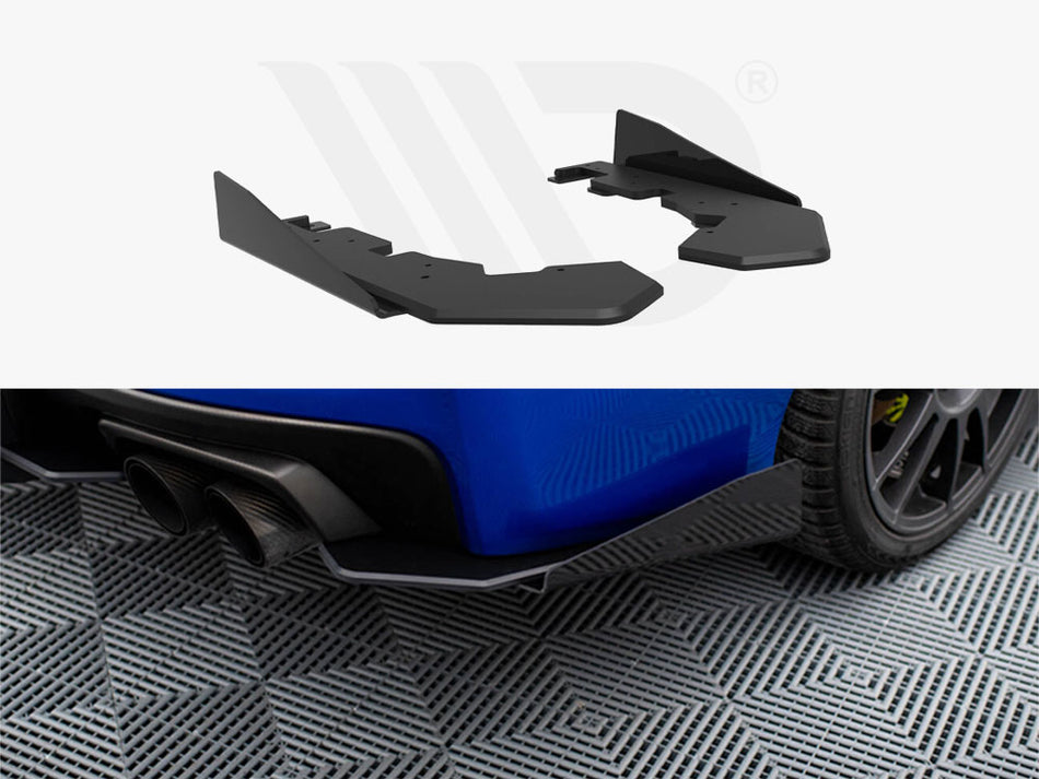 MAXTON DESIGN Street Pro Rear Side Splitters + Flaps Subaru WRX STI Mk1