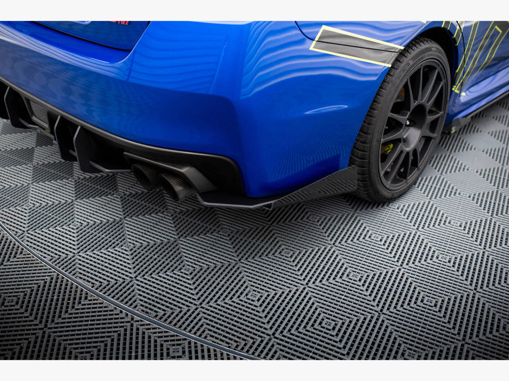 Maxton Design Street Pro Rear Side Splitters + Flaps Subaru WRX STI Mk1 - SUIM4FWRXSTICNC-RSD1B+RSF1G - Image 3