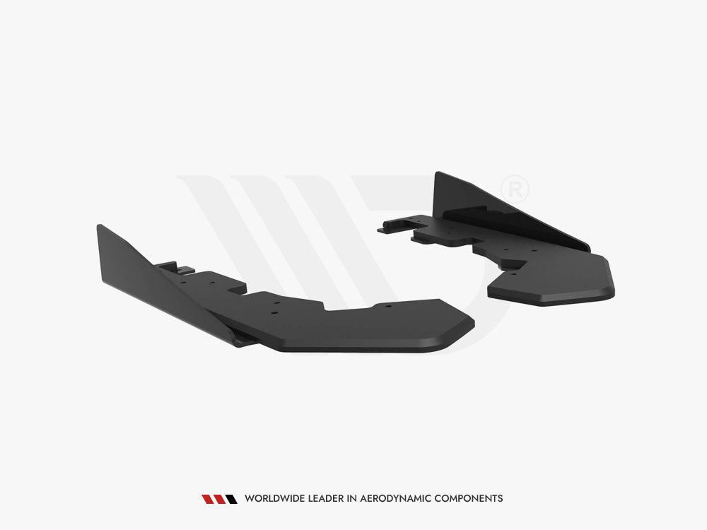 Maxton Design Street Pro Rear Side Splitters + Flaps Subaru WRX STI Mk1 - SUIM4FWRXSTICNC-RSD1B+RSF1G - Image 5