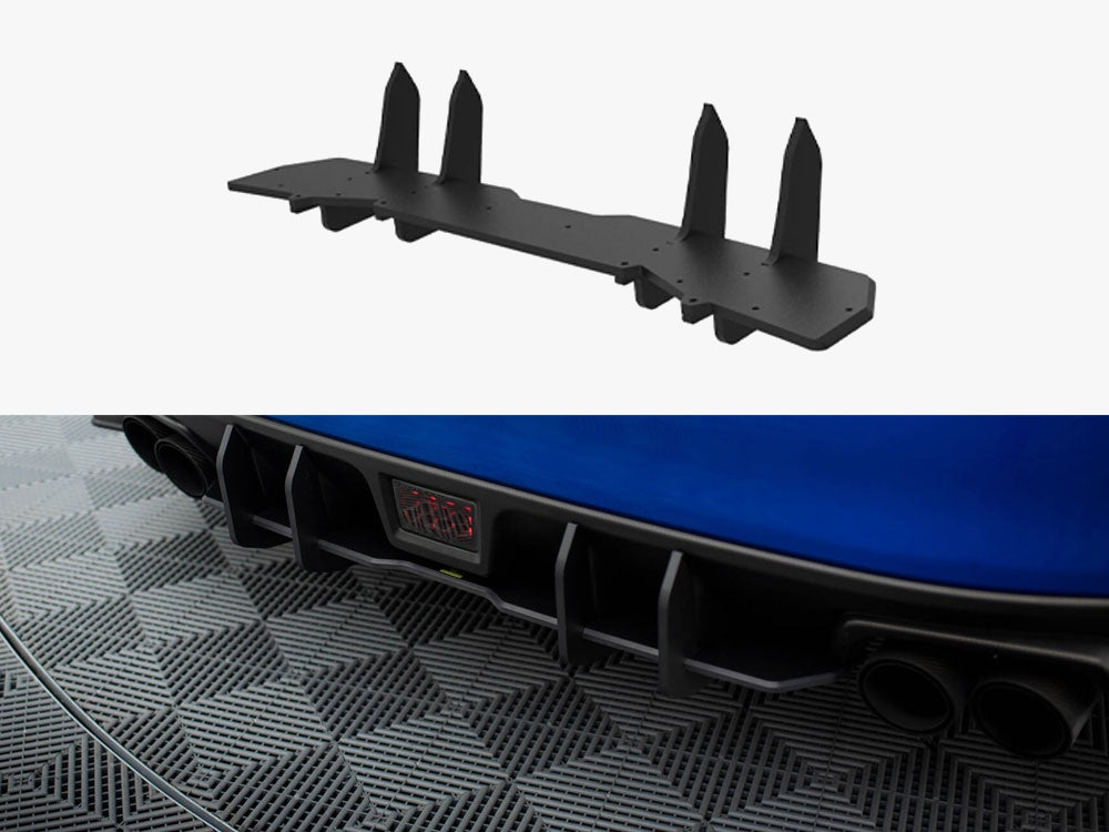 Maxton Design Street PRO Rear Diffuser Subaru WRX STI Mk1 - SUIM4FWRXSTICNC-RS1B - Image 1