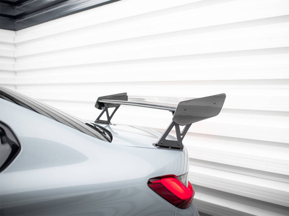 Maxton Design Carbon Spoiler With External Brackets Uprights + LED BMW M3 G80 / M340i G20 / 3 M-Pack G20 / 3 Standard G20 - CF-BM-3-G80-M-WING5-EXT-245-P+LED - Image 14