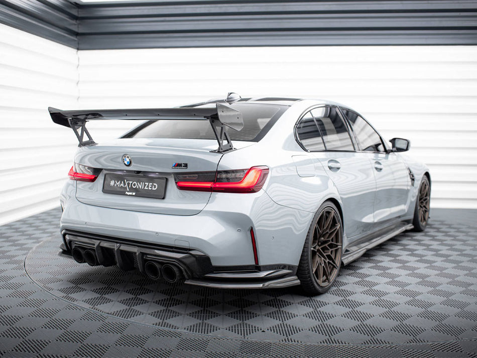 Carbon Spoiler With External Brackets Uprights BMW M3 G80 / M340i G20 / 3 M-Pack G20 / 3 Standard G20