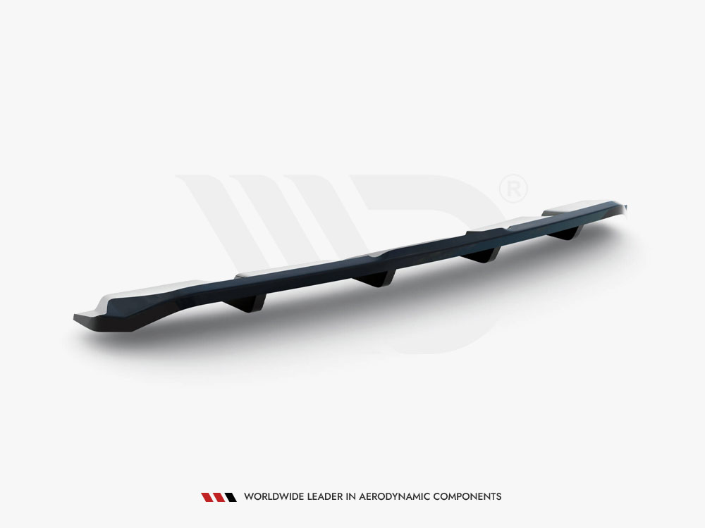 Maxton Design Central Rear Splitter (Vertical Bars) Kia Ceed GT Mk3 Facelift - KI-CE-3F-GT-RD1G+RD2G - Image 5