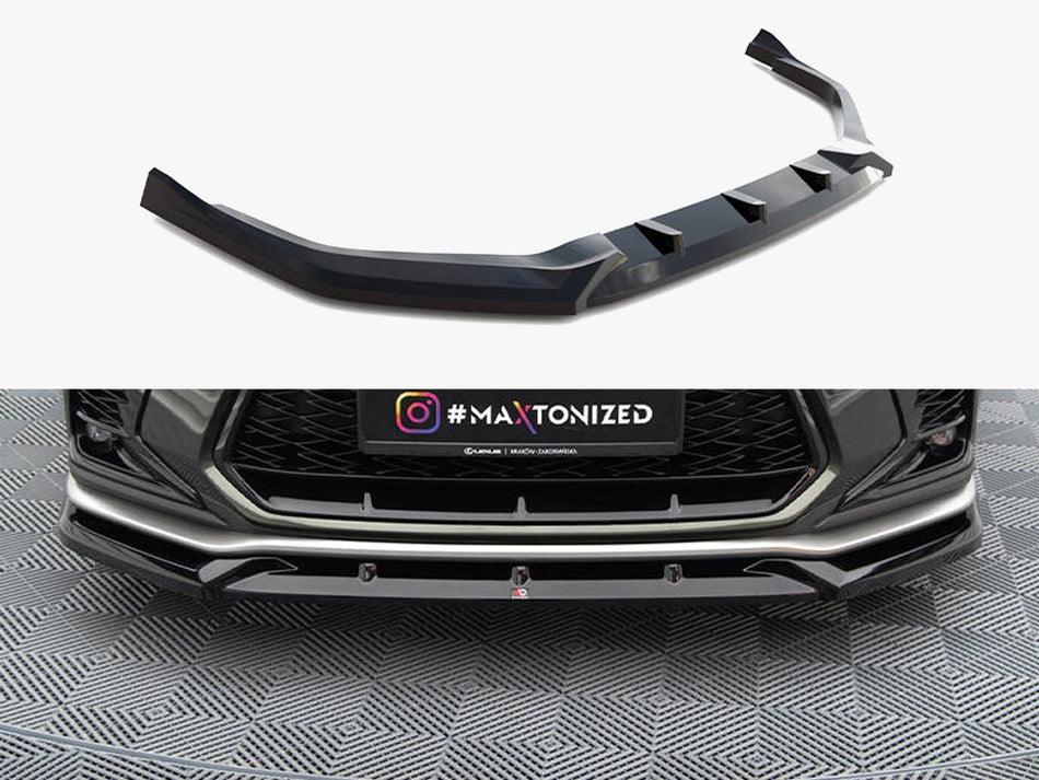 Maxton Design Front Splitter V.2 Lexus NX F-Sport Mk2 - LE-NX-2-FSPORT-FD2G - Image 1