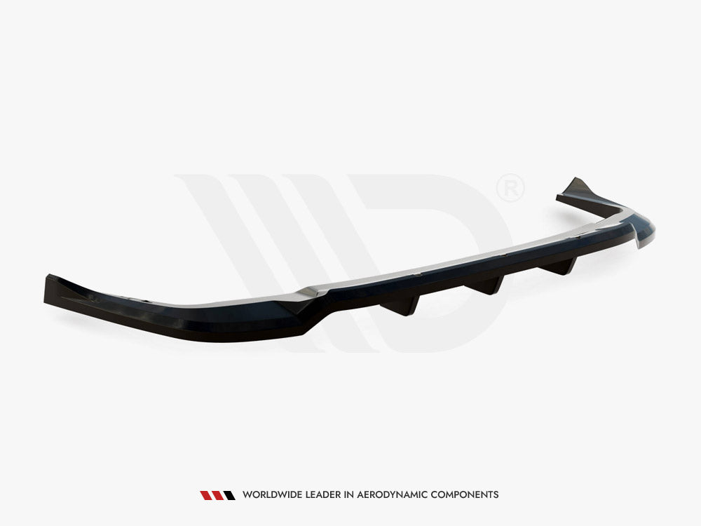 Maxton Design Central Rear Splitter (Vertical Bars) Lexus NX F-Sport Mk2 - LE-NX-2-FSPORT-RD1G+RD2G - Image 4