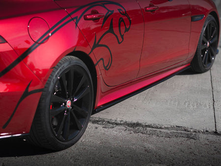 Maxton Design Side Skirts Diffusers Jaguar XE R-Dynamic X760 Facelift - JA-XE-1F-RDYNAMIC-SD1G - Image 3