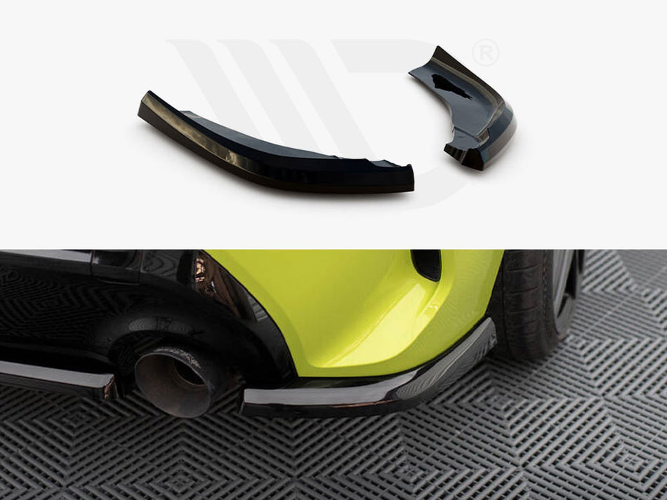 MAXTON DESIGN Rear Side Splitters V.11 BMW 1 M-Pack / M135i F40
