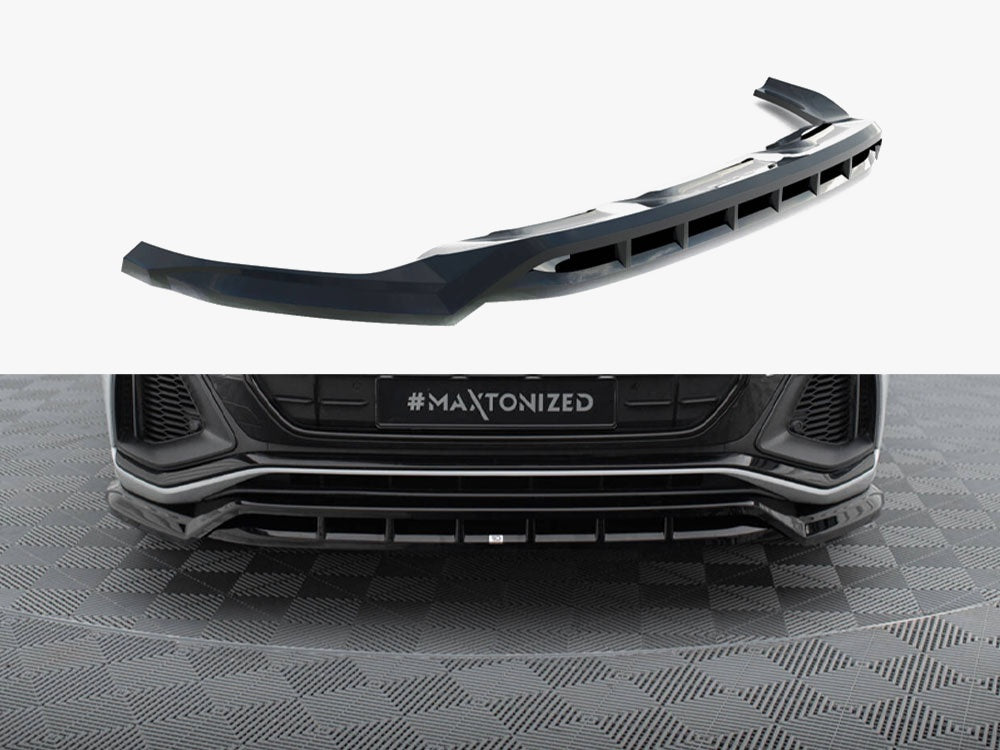 Maxton Design Front Splitter V.2 Audi SQ8 / Q8 S-Line Mk1 - AU-SQ8-1-FD1G+FD1RG - Image 1