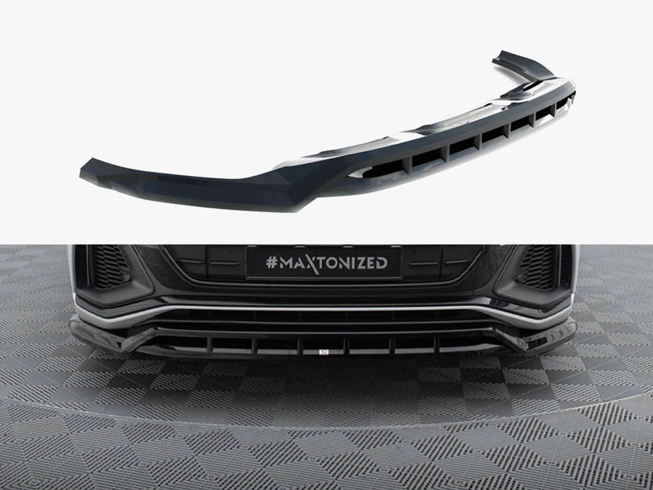 Maxton Design Front Splitter V.2 Audi SQ8 / Q8 S-Line Mk1 - AU-SQ8-1-FD1G+FD1RG - Image 1