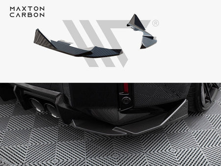 Maxton Design Carbon Fiber Rear Side Splitters BMW M2 G87 - CF-BM-M2-G87-RSD1-245-P - Image 1