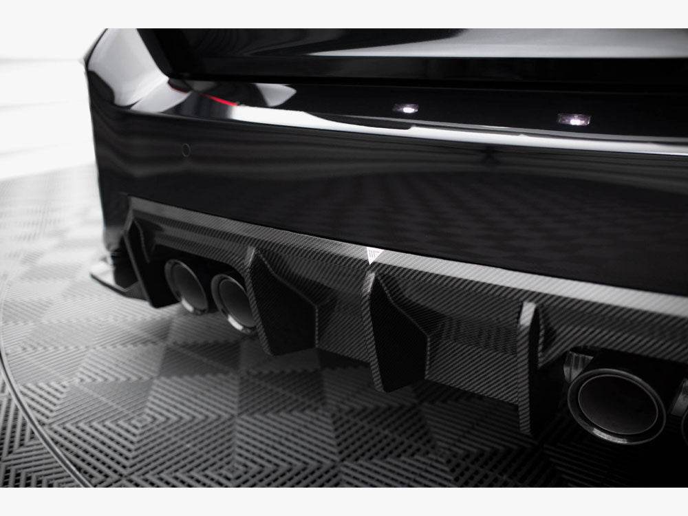 Maxton Design Carbon Fiber Rear Diffuser BMW M2 G87 - CF-BM-M2-G87-RS1-245-P - Image 4