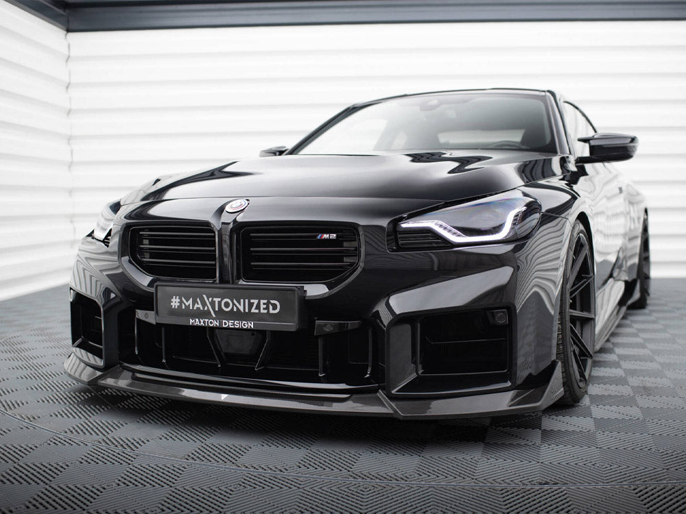 Maxton Design Carbon Fiber Front Splitter V.1 BMW M2 G87 - CF-BM-M2-G87-FD1-245-P - Image 2