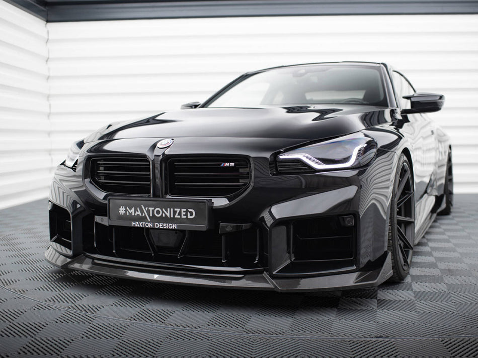 Maxton Design Carbon Fiber Front Splitter V.1 BMW M2 G87 - CF-BM-M2-G87-FD1-245-P - Image 2