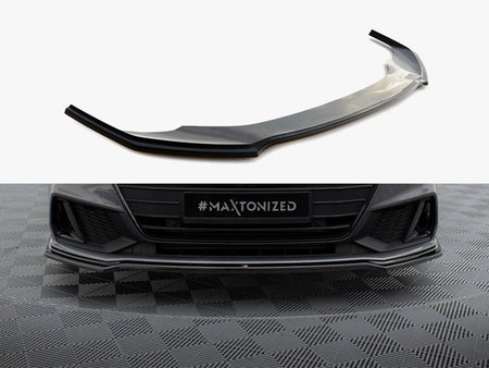 Maxton Design Front Splitter V.1 Audi A7 S-Line C8 / S7 C8 / C8 Facelift / S7 Facelift - AU-A7-C8-SLINE-FD1G - Image 1
