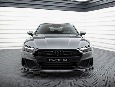 Maxton Design Front Splitter V.1 Audi A7 S-Line C8 / S7 C8 / C8 Facelift / S7 Facelift - AU-A7-C8-SLINE-FD1G - Image 3