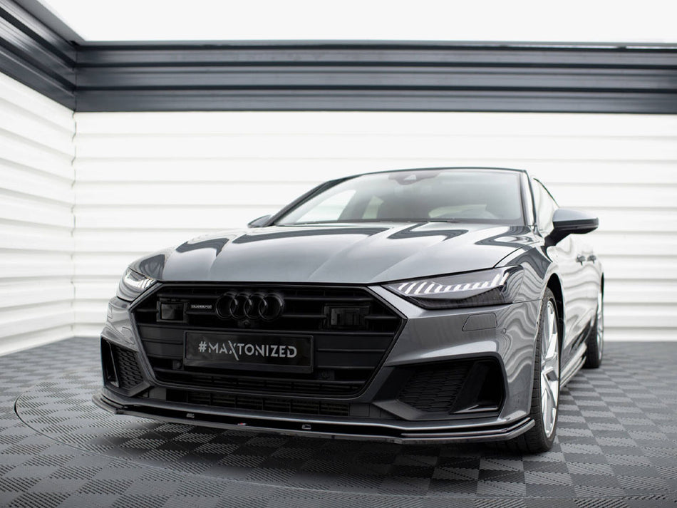 Maxton Design Front Splitter V.2 Audi A7 S-Line C8 / S7 C8 / C8 Facelift / S7 Facelift - AU-A7-C8-SLINE-FD2G - Image 2