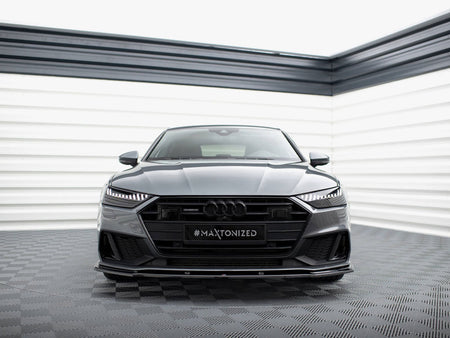 Maxton Design Front Splitter V.2 Audi A7 S-Line C8 / S7 C8 / C8 Facelift / S7 Facelift - AU-A7-C8-SLINE-FD2G - Image 3