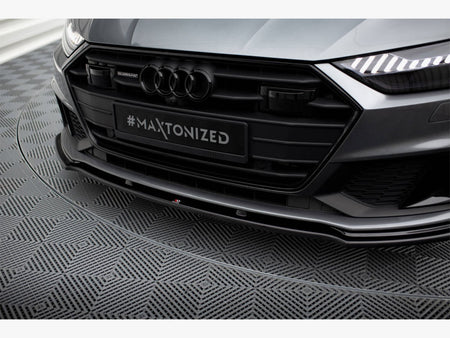 Maxton Design Front Splitter V.2 Audi A7 S-Line C8 / S7 C8 / C8 Facelift / S7 Facelift - AU-A7-C8-SLINE-FD2G - Image 4