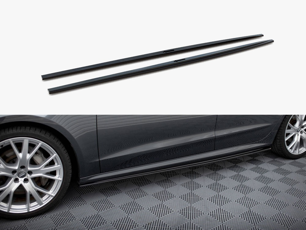 Maxton Design Side Skirts Diffusers Audi A7 S-Line C8 / S7 C8 / C8 Facelift / S7 Facelift - AU-A7-C8-SLINE-SD1G - Image 1