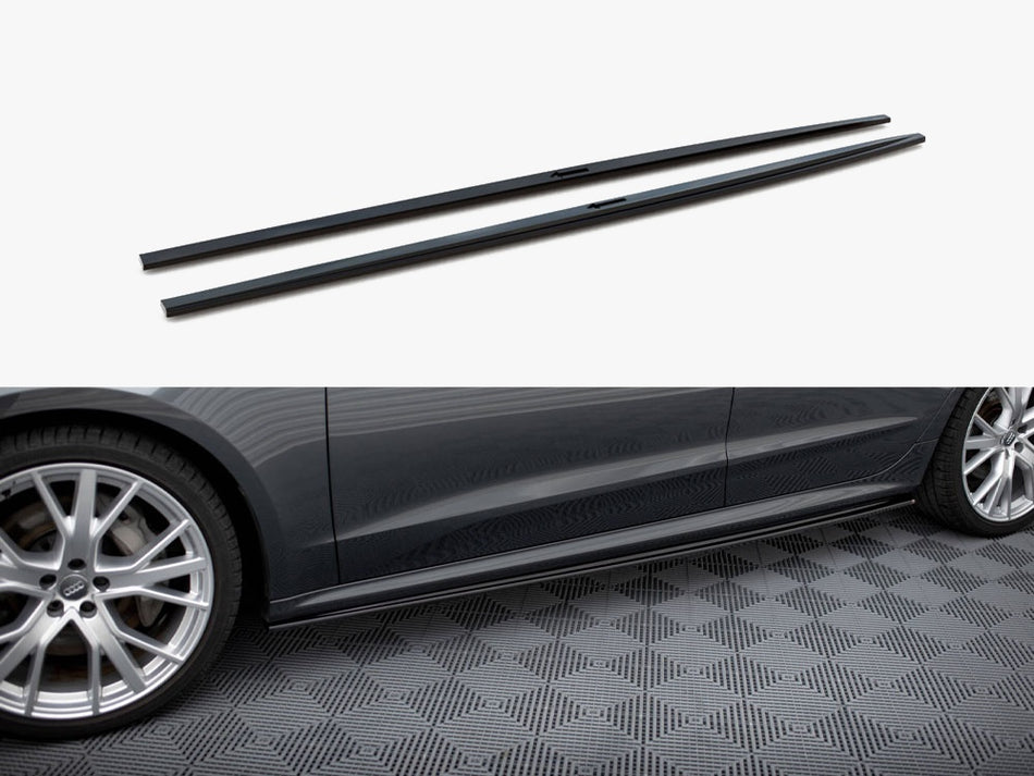 Maxton Design Side Skirts Diffusers Audi A7 S-Line C8 / S7 C8 / C8 Facelift / S7 Facelift - AU-A7-C8-SLINE-SD1G - Image 1