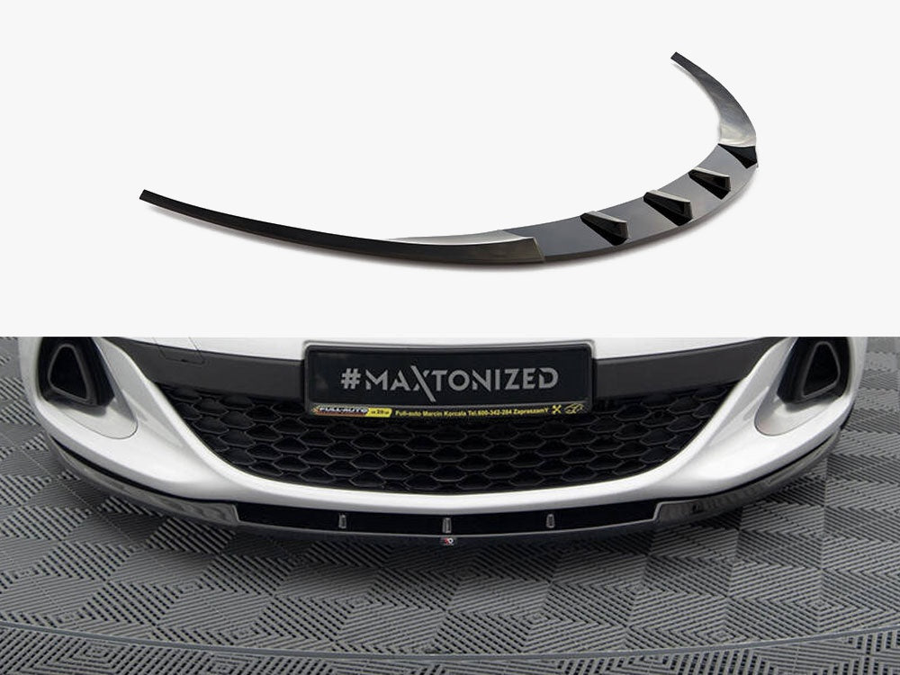 Maxton Design Front Splitter Opel Astra J OPC / VXR Nurburg - Carbon Look - OP-AS-4-OPC-NRB-FD1C - Image 1