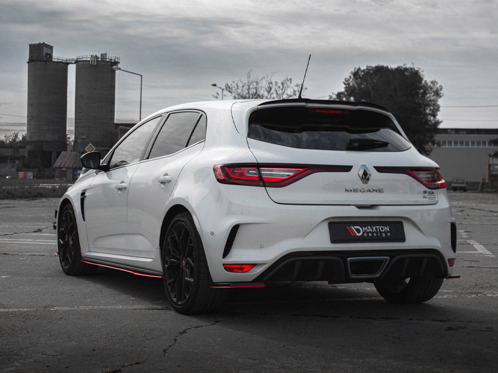 Maxton Design Rear Side Splitters V.2 Renault Megane RS Mk4 - RE-ME-4-RS-RSD1G+RSD1RRED - Image 2