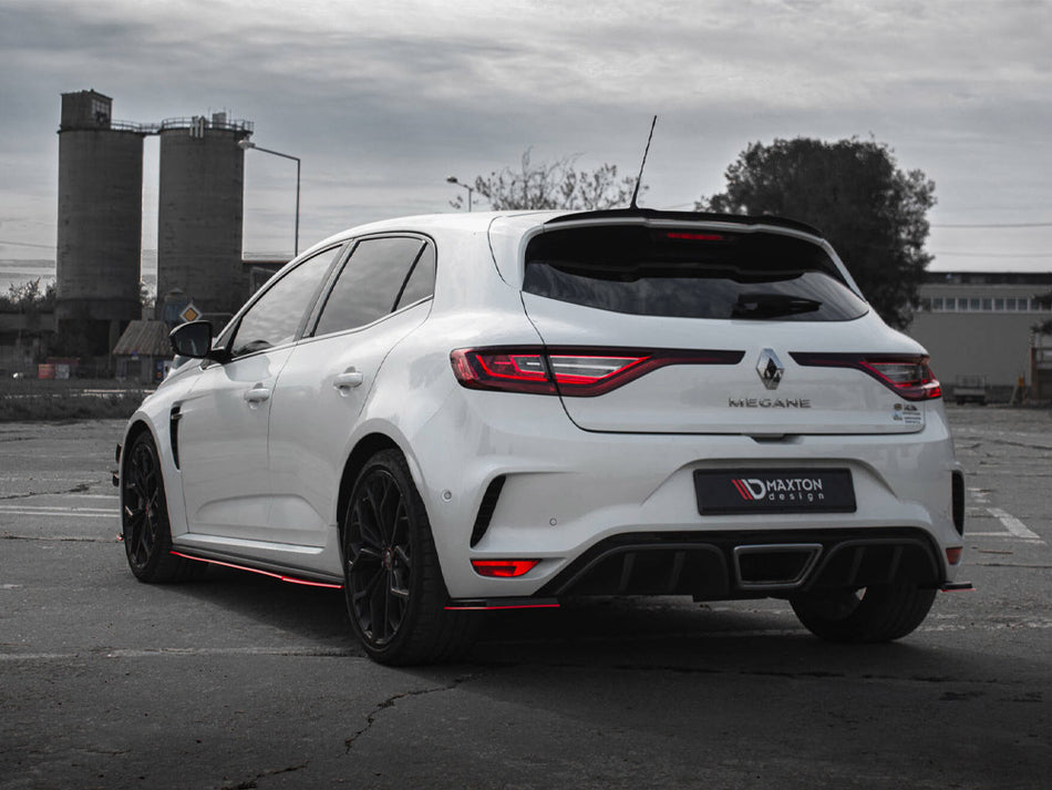 Maxton Design Rear Side Splitters V.2 Renault Megane RS Mk4 - RE-ME-4-RS-RSD1G+RSD1RRED - Image 2