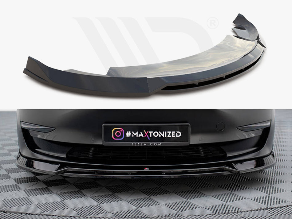 MAXTON DESIGN Front Splitter V.3 Tesla Model 3