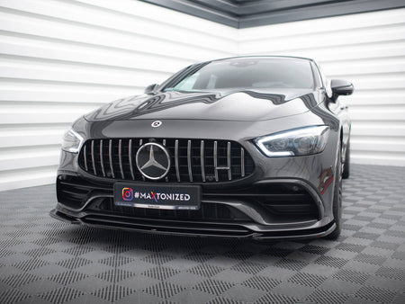 Maxton Design Front Splitter V.1 Mercedes-AMG GT 53 4-Door Coupe - ME-GT-4D-53-FD1G - Image 2