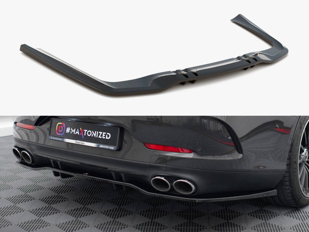 Maxton Design Rear Splitter (Vertical Bars) Mercedes-AMG 53 4 Door Coupe - ME-GT-4D-53-RD1G+RD2G - Image 1