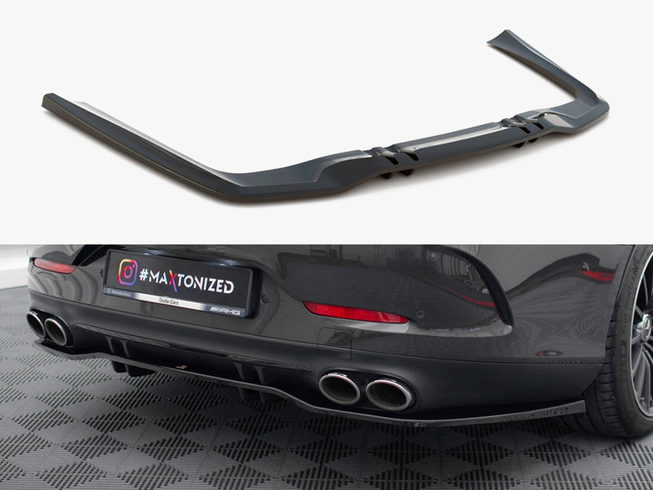 Maxton Design Rear Splitter (Vertical Bars) Mercedes-AMG 53 4 Door Coupe - ME-GT-4D-53-RD1G+RD2G - Image 1