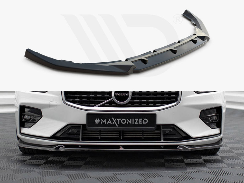 MAXTON DESIGN Front Splitter V.1 Volvo S60 / V60 R-Design Mk3