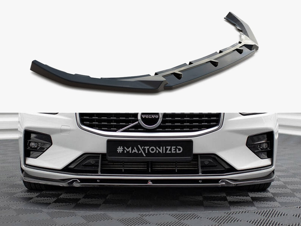 Maxton Design Front Splitter V.1 Volvo S60 / V60 R-Design Mk3 - VO-S60-3-RDESIGN-FD1G - Image 1