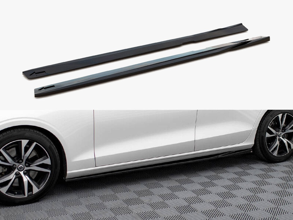 Maxton Design Side Skirts Diffusers V.1 Volvo S60 / V60 R-Design Mk3 - VO-S60-3-RDESIGN-SD1G - Image 1
