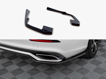 Maxton Design Rear Side Splitters Volvo S60 / V60 R-Design Mk3 - Carbon Look - VO-S60-3-RDESIGN-RSD1C - Image 1