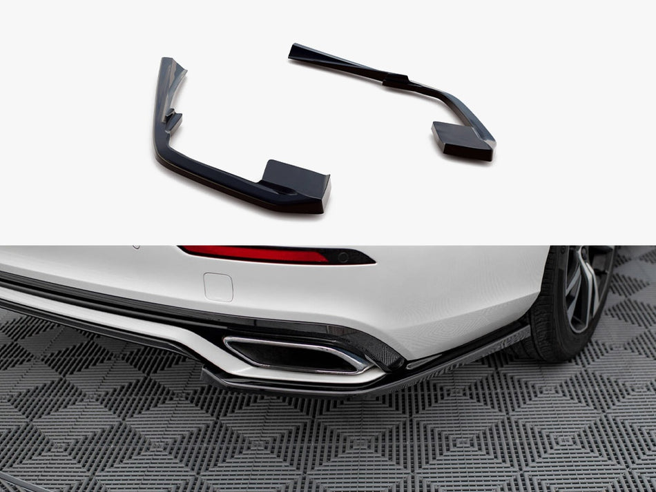 Maxton Design Rear Side Splitters Volvo S60 / V60 R-Design Mk3 - Carbon Look - VO-S60-3-RDESIGN-RSD1C - Image 1