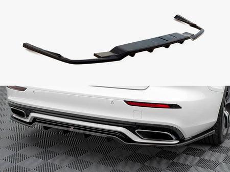 Maxton Design Rear Splitter (Vertical Bars) Volvo S60 / V60 R-Design Mk3 - VO-S60-3-RDESIGN-RD1G+RD2G - Image 1