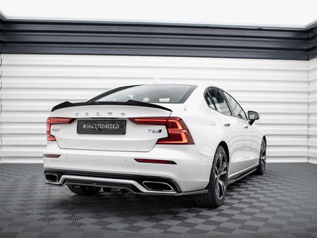 Maxton Design Rear Splitter (Vertical Bars) Volvo S60 / V60 R-Design Mk3 - VO-S60-3-RDESIGN-RD1G+RD2G - Image 2