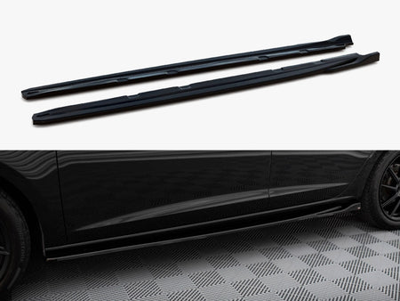 Maxton Design Side Skirts Diffusers V.4 Seat Leon Cupra / FR Mk3 FL - SE-LE-3F-CU-SD4G - Image 1