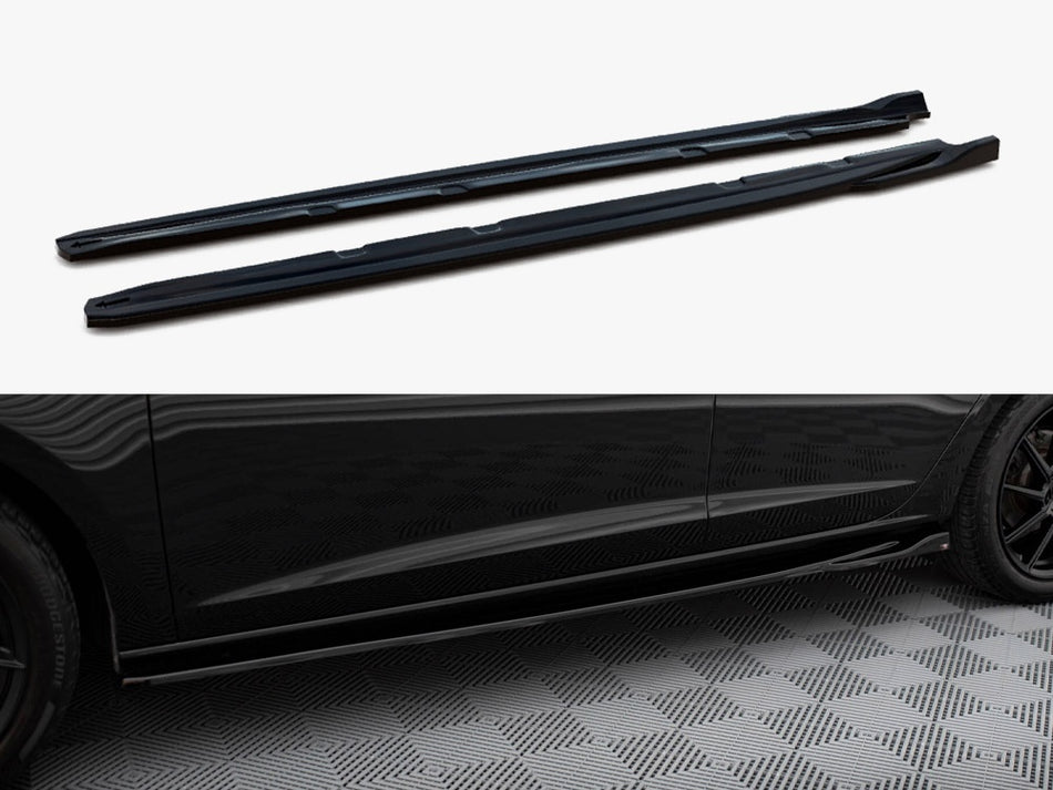 Maxton Design Side Skirts Diffusers V.4 Seat Leon Cupra / FR Mk3 FL - SE-LE-3F-CU-SD4G - Image 1