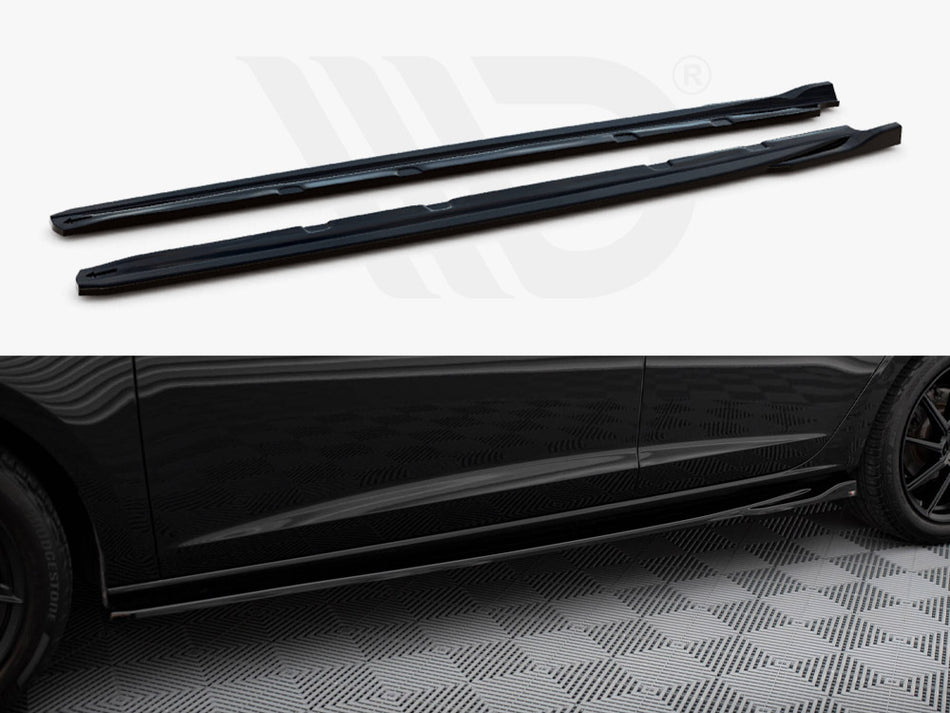 MAXTON DESIGN Side Skirts Diffusers V.4 Seat Leon Cupra / FR Mk3 FL