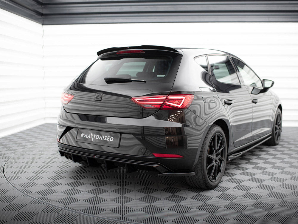 Maxton Design Spoiler CAP Seat Leon Mk3 - SE-LE-3-FR-CAP1G - Image 2