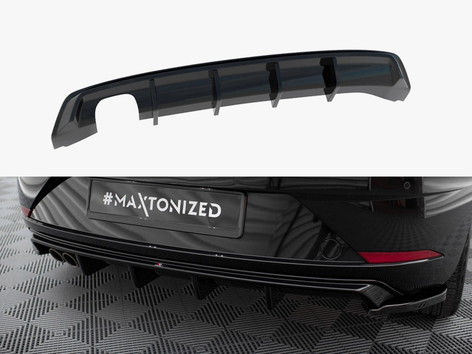 Maxton Design Rear Valance Seat Leon Mk3 Facelift - SE-LE-3F-RS1G - Image 1