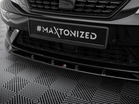 Maxton Design Front Splitter V.1 Seat Leon Mk3 Facelift - SE-LE-3F-FD1G - Image 4