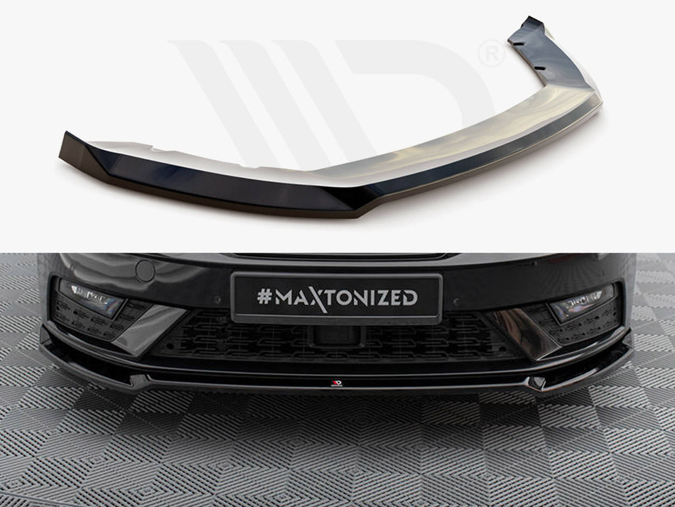 MAXTON DESIGN Front Splitter V.2 Seat Leon Mk3 Facelift